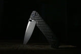 Civivi Altus Bias 3D Machined 3K Carbon Fiber Scales