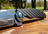 Kizer Mini Sheepdog V3488 Carbon Fiber Scales