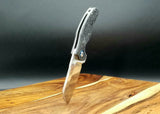 Kizer Mini Sheepdog V3488 Forged Carbon Fiber Scales