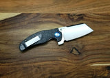 Kizer Mini Sheepdog V3488 Forged Carbon Fiber Scales