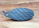 Subaru WRX Carbon Fiber Double Sided Key Chain