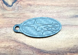 Subaru WRX Carbon Fiber Double Sided Key Chain