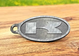 Kawasaki ZX6R Carbon Fiber Double Sided Key Chain