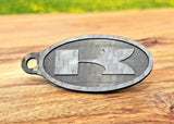 Kawasaki ZX14R Carbon Fiber Double Sided Key Chain