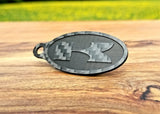Kawasaki ZX14R Carbon Fiber Double Sided Key Chain