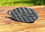 TRD Toyota Carbon Fiber Double Sided Key Chain