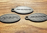 Kawasaki ZX10R Carbon Fiber Double Sided Key Chain