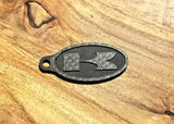 Kawasaki Ninja Carbon Fiber Double Sided Key Chain
