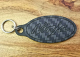 Kawasaki Ninja Carbon Fiber Double Sided Key Chain