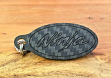 Kawasaki Ninja Carbon Fiber Double Sided Key Chain