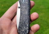WE Banter Contoured Forged Carbon Fiber Scales