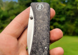 WE Banter Contoured Forged Carbon Fiber Scales