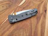 Benchmade Mini Bugout 533 Axcess Carbon Fiber Scales