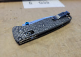 Benchmade Bugout 535 Contoured 3k Plain Weave Carbon Fiber Scales