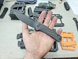 Civivi Conspirator 3D Machined 3k Twill Carbon Fiber Scales