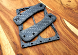 Civivi Baby Banter Contoured 12K Twill  Carbon Fiber Scales