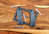 Civivi Baby Banter Contoured 12K Twill  Carbon Fiber Scales
