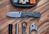 WE Banter Contoured Forged Carbon Fiber Scales