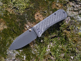 Bias Pattern We Banter 3D Machined 3k Twill Carbon Fiber Scales