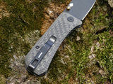 Bias Pattern We Banter 3D Machined 3k Twill Carbon Fiber Scales
