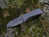 Smooth Pattern We Banter 3D Machined 3k Twill Carbon Fiber Scales