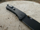 Smooth Pattern We Banter 3D Machined 3k Twill Carbon Fiber Scales