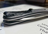 Straight Bias Contoured Civivi Elementum Carbon Fiber Scales