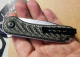Straight Bias Contoured Civivi Elementum Carbon Fiber Scales