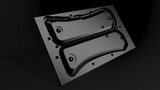 Smooth Pattern We Banter 3D Machined 3k Twill Carbon Fiber Scales