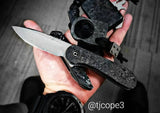 Bias Contoured Civivi Elementum Forged Carbon Fiber Scales