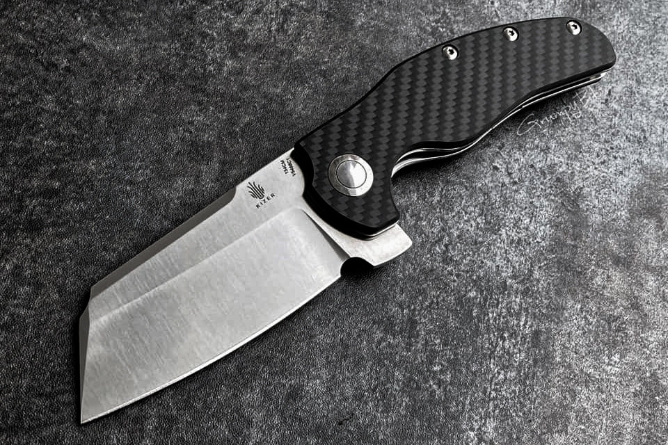 Customer Carbon Fiber Scales for Kizer Knives Unlocked Composites
