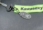 Kawasaki ZX14R Carbon Fiber Double Sided Key Chain