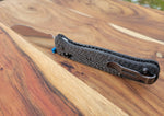 Benchmade Bugout 535 Contoured 3k Plain Weave Carbon Fiber Scales