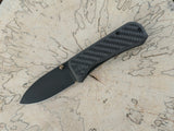 Smooth Pattern We Banter 3D Machined 3k Twill Carbon Fiber Scales